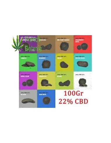 Jelly 22% de CBD 100gr Variété: MANGO vous aussi creer 