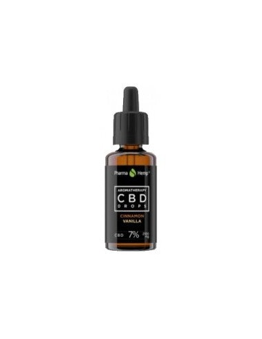 Huile de CBD 7% à l'huile de chanvre Vanille / Cannelle 10ml Les magasins à Paris et en Île-de-France