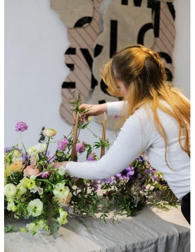 Atelier scénographie florale - Cascade arc-en-ciel meilleur choix