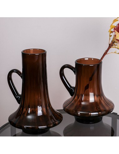 Vase en Verre Marron la chaussure