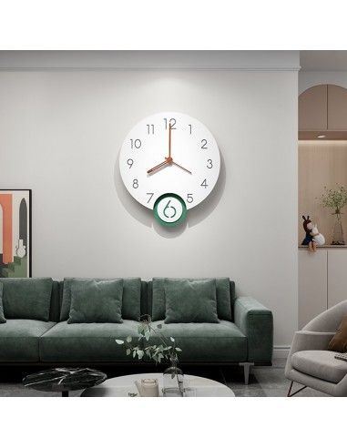 Horloge Blanc et Bois l'achat 